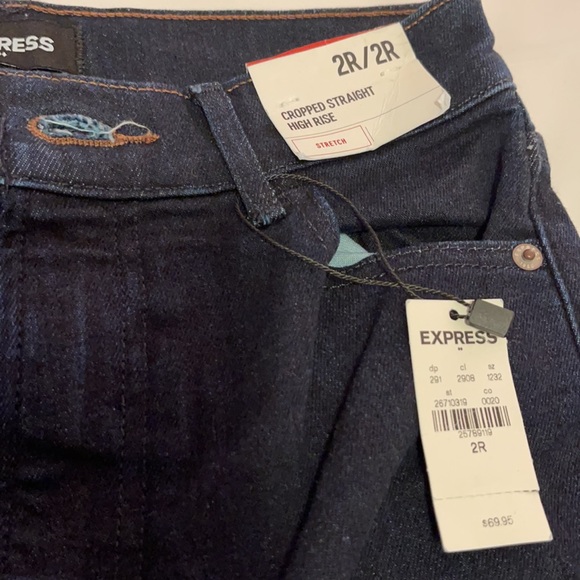 Cropped Straight High Rise Jeans - Picture 6 of 9